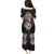 Viking Shieldmaiden Family Matching Puletasi Dress and Hawaiian Shirt with Viking Compass Vegvisir - Wonder Print Shop