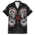 Viking Shieldmaiden Hawaiian Shirt with Viking Compass Vegvisir - Wonder Print Shop