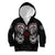 Viking Shieldmaiden Kid Hoodie with Viking Compass Vegvisir - Wonder Print Shop