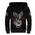 Viking Shieldmaiden Sherpa Hoodie with Viking Compass Vegvisir - Wonder Print Shop