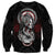 Viking Shieldmaiden Sweatshirt with Viking Compass Vegvisir - Wonder Print Shop