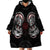 Viking Shieldmaiden Wearable Blanket Hoodie with Viking Compass Vegvisir - Wonder Print Shop