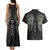 Viking Navigator Couples Matching Tank Maxi Dress and Hawaiian Shirt Odin's Wisdom in Symbols - Wonder Print Shop