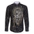 Viking Navigator Family Matching Mermaid Dress and Hawaiian Shirt Odin's Wisdom in Symbols - Wonder Print Shop