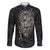 Viking Navigator Family Matching Puletasi Dress and Hawaiian Shirt Odin's Wisdom in Symbols - Wonder Print Shop