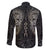 Viking Navigator Family Matching Puletasi Dress and Hawaiian Shirt Odin's Wisdom in Symbols - Wonder Print Shop