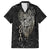 Viking Navigator Family Matching Short Sleeve Bodycon Dress and Hawaiian Shirt Odin's Wisdom in Symbols - Wonder Print Shop