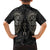 Viking Navigator Family Matching Summer Maxi Dress and Hawaiian Shirt Odin's Wisdom in Symbols - Wonder Print Shop