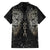 Viking Navigator Family Matching Summer Maxi Dress and Hawaiian Shirt Odin's Wisdom in Symbols - Wonder Print Shop