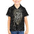 Viking Navigator Family Matching Summer Maxi Dress and Hawaiian Shirt Odin's Wisdom in Symbols - Wonder Print Shop