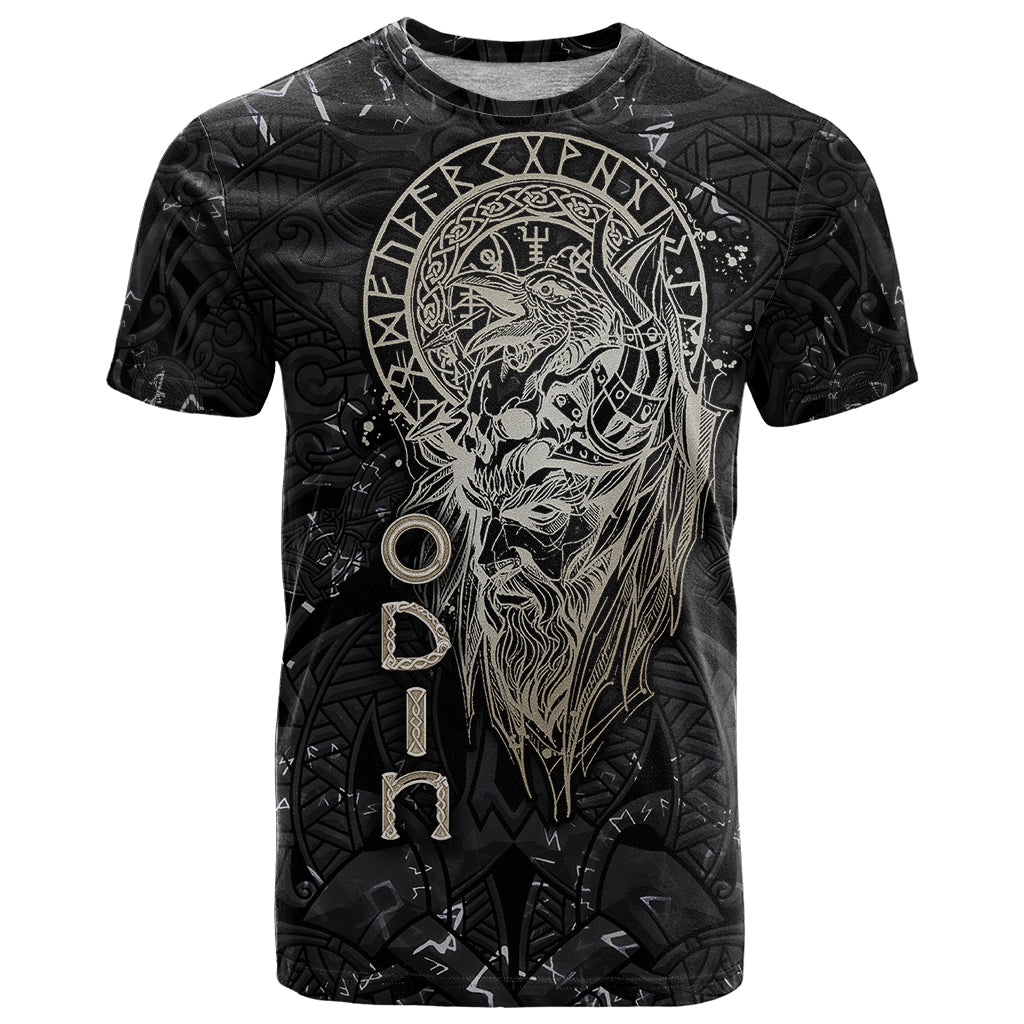 Viking Navigator T Shirt Odin's Wisdom in Symbols - Wonder Print Shop