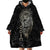 Viking Navigator Wearable Blanket Hoodie Odin's Wisdom in Symbols - Wonder Print Shop