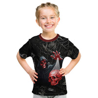 Hello Darkness My Old Friend Skull Kid T Shirt - Wonder Print Shop