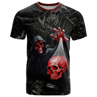 Hello Darkness My Old Friend Skull T Shirt - Wonder Print Shop