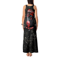 Hello Darkness My Old Friend Skull Tank Maxi Dress - Wonder Print Shop