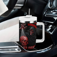 Hello Darkness My Old Friend Skull Tumbler With Handle - Wonder Print Shop