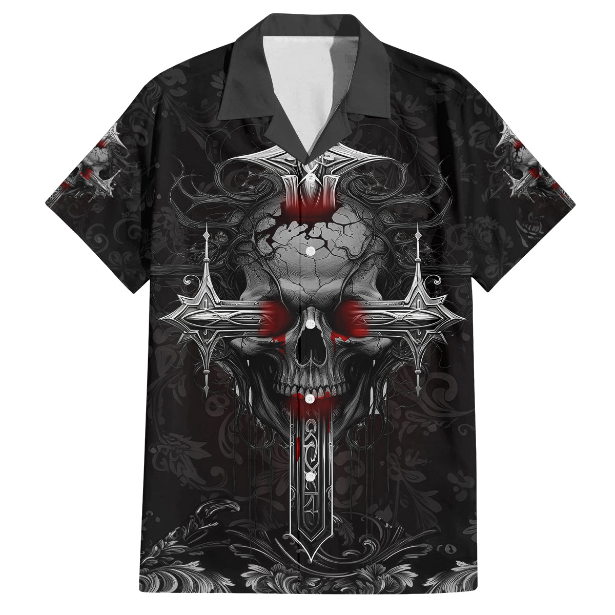 I'm Not The Hero You Wanted I'm The Monster You Needed Family Matching Off Shoulder Maxi Dress and Hawaiian Shirt - Wonder Print Shop