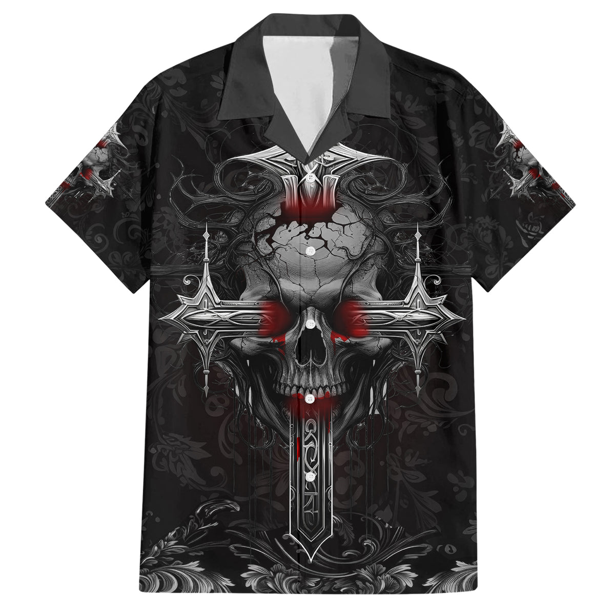 I'm Not The Hero You Wanted I'm The Monster You Needed Family Matching Short Sleeve Bodycon Dress and Hawaiian Shirt - Wonder Print Shop