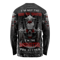 I'm Not The Hero You Wanted I'm The Monster You Needed Long Sleeve Shirt - Wonder Print Shop