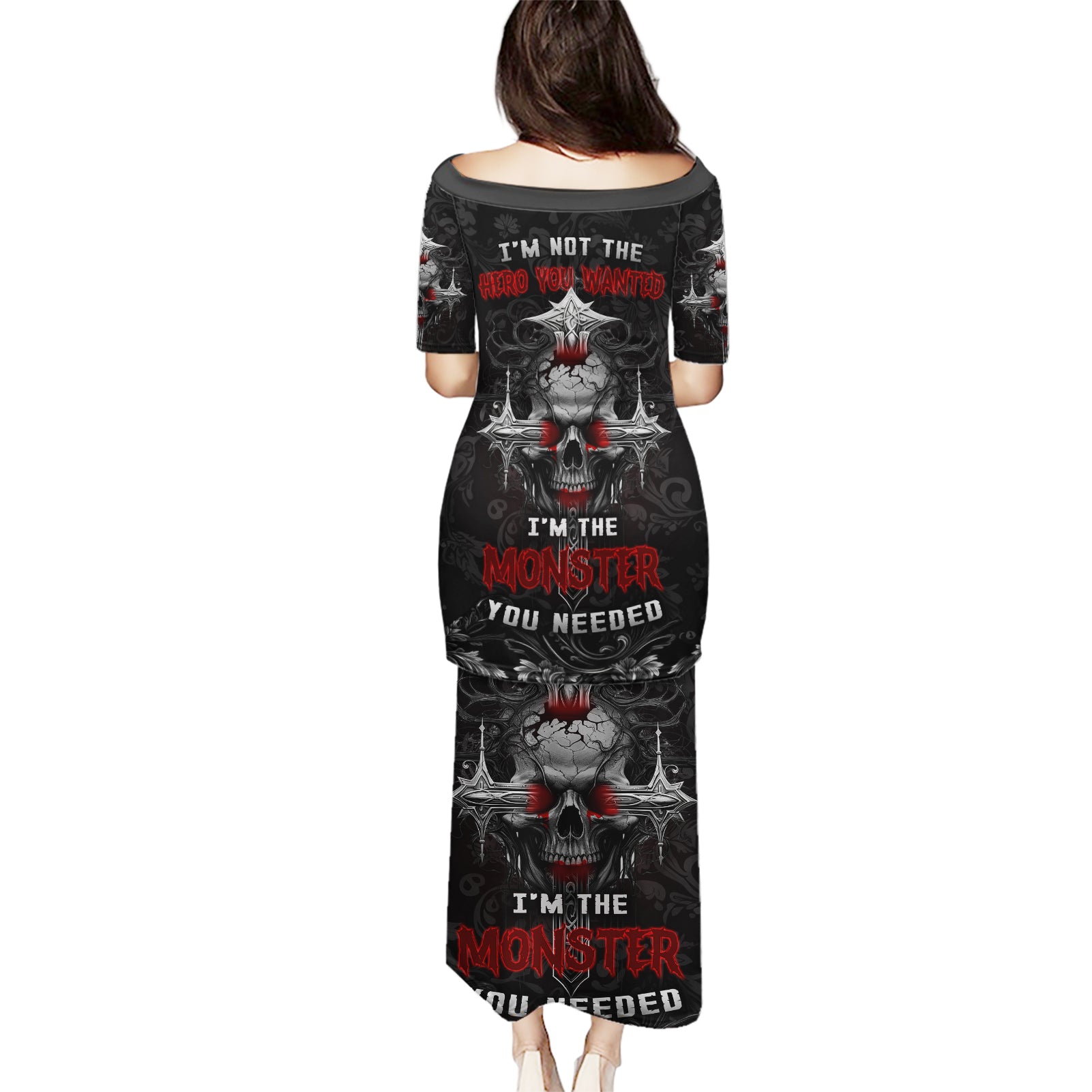 I'm Not The Hero You Wanted I'm The Monster You Needed Puletasi - Wonder Print Shop