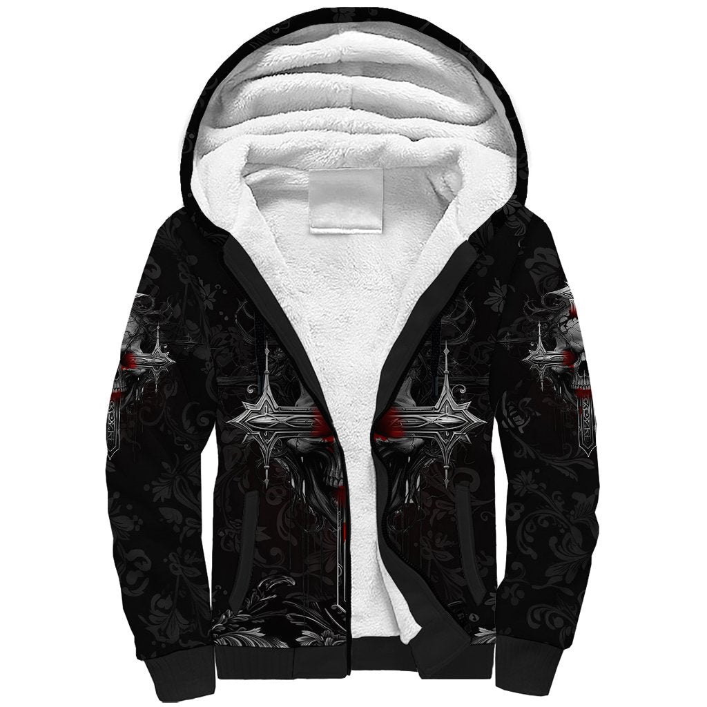 I'm Not The Hero You Wanted I'm The Monster You Needed Sherpa Hoodie - Wonder Print Shop