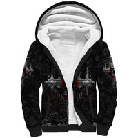 I'm Not The Hero You Wanted I'm The Monster You Needed Sherpa Hoodie - Wonder Print Shop