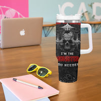 I'm Not The Hero You Wanted I'm The Monster You Needed Tumbler With Handle - Wonder Print Shop