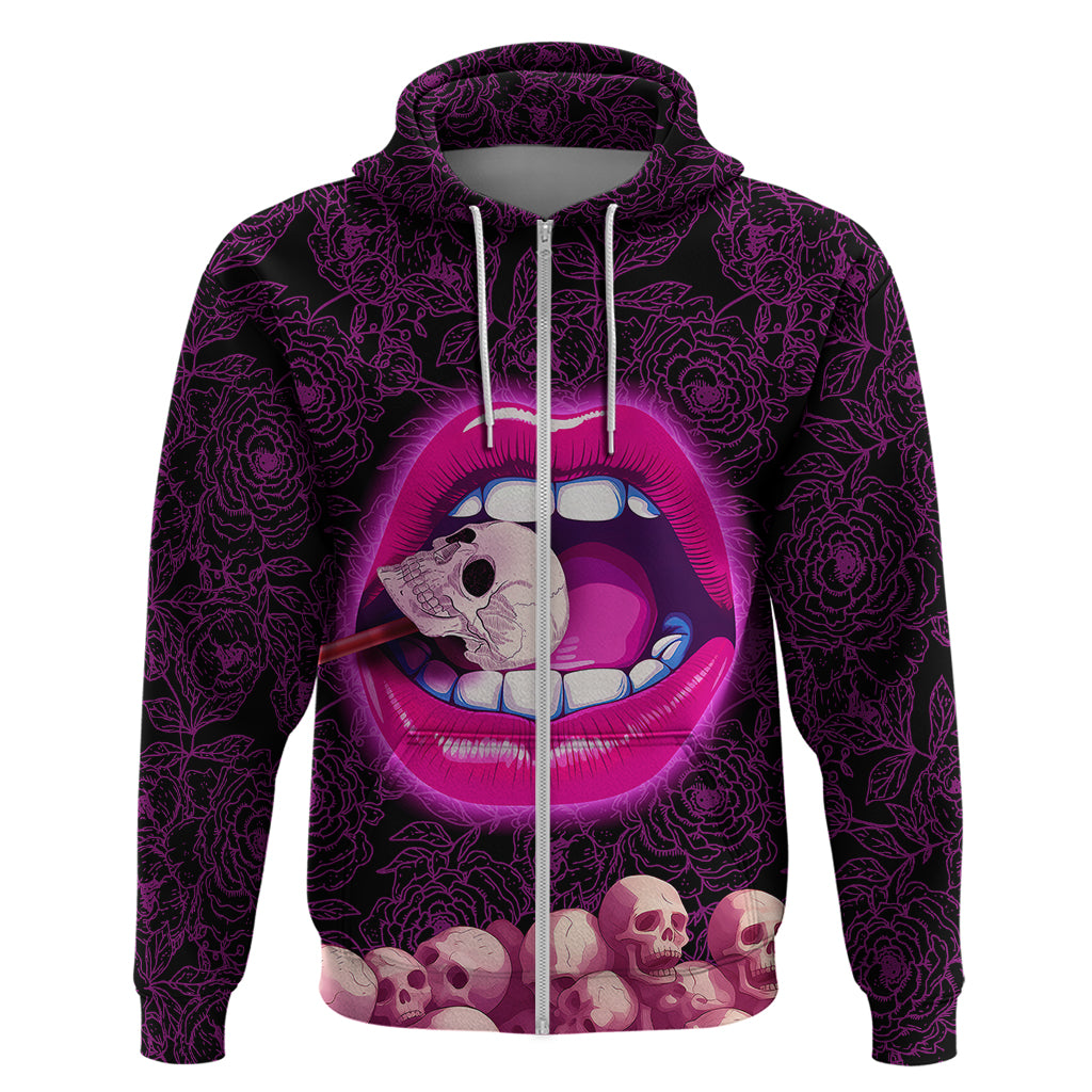 Skull Hoodie Don't Cry Say Fuck You And Smile - Wonder Print Shop