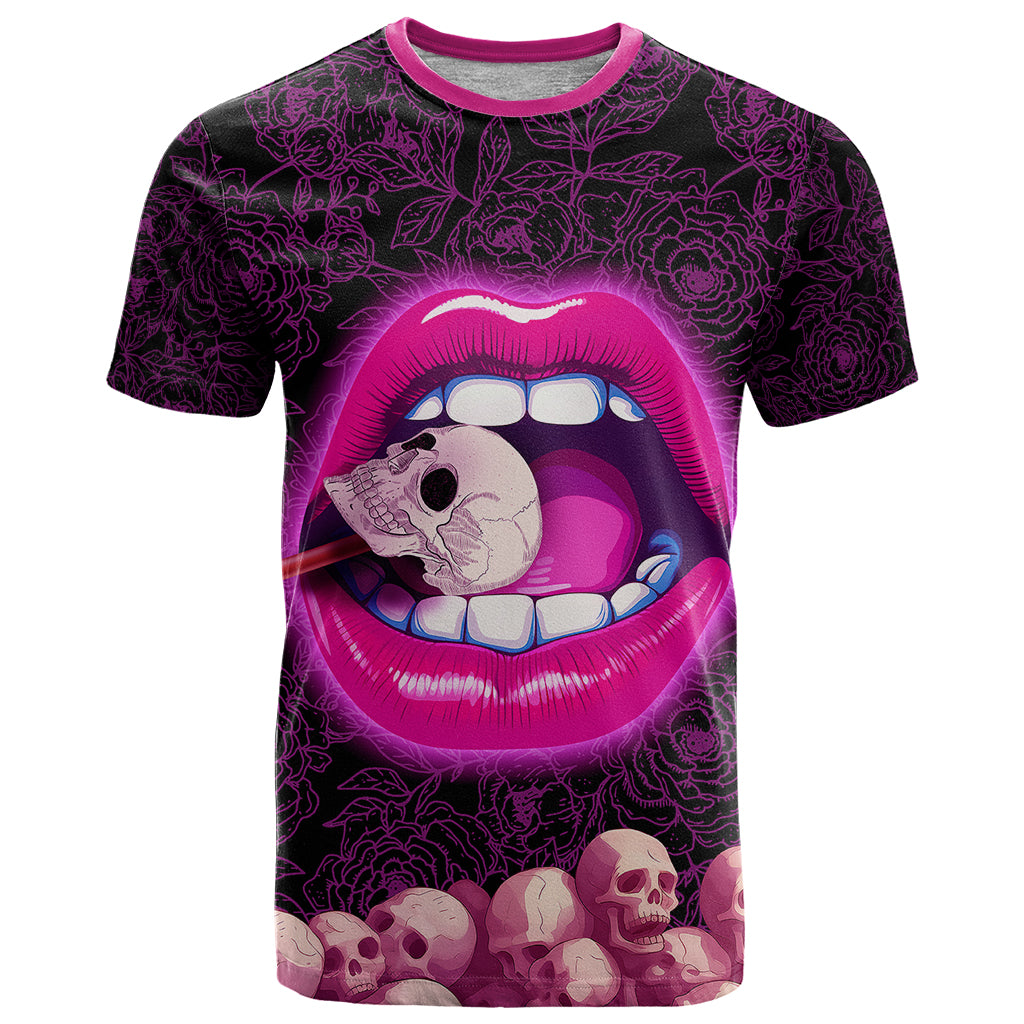 Skull T Shirt Don't Cry Say Fuck You And Smile - Wonder Print Shop