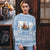 Greece Christmas Ugly Christmas Sweater with Santa Rowing Boat Greek Flag Laurel Wreath Parthenon and Blue White Pattern Design - Wonder Print Shop
