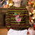 Uganda Christmas Kid Ugly Christmas Sweater with Flamingo Lights Uganda Flag and Black Red Yellow Tribal Pattern Design - Wonder Print Shop
