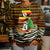 Uganda Christmas Kid Ugly Christmas Sweater with Santa in Canoe Christmas Tree Uganda Map Flag and Black Red Yellow Tribal Pattern Design - Wonder Print Shop