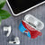 Aruba Christmas AirPods Case with Santa Fish Aruba Flag Ocean Icons and Red Blue Holiday Pattern Design - Wonder Print Shop