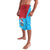 Aruba Christmas Lavalava with Santa Fish Aruba Flag Ocean Icons and Red Blue Holiday Pattern Design - Wonder Print Shop
