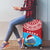 Aruba Christmas Luggage Cover with Santa Fish Aruba Flag Ocean Icons and Red Blue Holiday Pattern Design - Wonder Print Shop