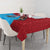 Aruba Christmas Tablecloth with Santa Fish Aruba Flag Ocean Icons and Red Blue Holiday Pattern Design - Wonder Print Shop