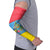 Aruba Christmas Arm Sleeves with Fish Christmas Tree Aruba Flag and Red Blue Yellow Tropical Pattern Design - Wonder Print Shop