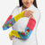 Aruba Christmas Arm Sleeves with Fish Christmas Tree Aruba Flag and Red Blue Yellow Tropical Pattern Design - Wonder Print Shop