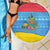 Aruba Christmas Beach Blanket with Fish Christmas Tree Aruba Flag and Red Blue Yellow Tropical Pattern Design - Wonder Print Shop