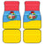 Aruba Christmas Car Mats with Fish Christmas Tree Aruba Flag and Red Blue Yellow Tropical Pattern Design - Wonder Print Shop