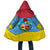 Aruba Christmas Cloak with Fish Christmas Tree Aruba Flag and Red Blue Yellow Tropical Pattern Design - Wonder Print Shop