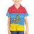 Aruba Christmas Family Matching Puletasi and Hawaiian Shirt with Fish Christmas Tree Aruba Flag and Red Blue Yellow Tropical Pattern Design - Wonder Print Shop