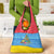 Aruba Christmas Grocery Bag with Fish Christmas Tree Aruba Flag and Red Blue Yellow Tropical Pattern Design - Wonder Print Shop