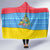 Aruba Christmas Hooded Blanket with Fish Christmas Tree Aruba Flag and Red Blue Yellow Tropical Pattern Design - Wonder Print Shop