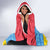 Aruba Christmas Hooded Blanket with Fish Christmas Tree Aruba Flag and Red Blue Yellow Tropical Pattern Design - Wonder Print Shop
