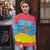 Aruba Christmas Ugly Christmas Sweater with Fish Christmas Tree Aruba Flag and Red Blue Yellow Tropical Pattern Design - Wonder Print Shop