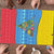 Aruba Christmas Puzzle with Fish Christmas Tree Aruba Flag and Red Blue Yellow Tropical Pattern Design - Wonder Print Shop