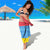Aruba Christmas Sarong with Fish Christmas Tree Aruba Flag and Red Blue Yellow Tropical Pattern Design - Wonder Print Shop