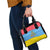 Aruba Christmas Shoulder Handbag with Fish Christmas Tree Aruba Flag and Red Blue Yellow Tropical Pattern Design - Wonder Print Shop