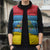 Aruba Christmas Sleeveless Puffer Jacket with Fish Christmas Tree Aruba Flag and Red Blue Yellow Tropical Pattern Design - Wonder Print Shop